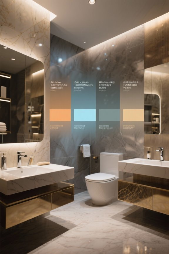 bathroom lighting color temperatures