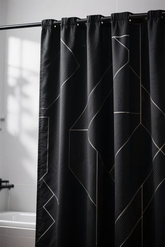 choosing a black curtain