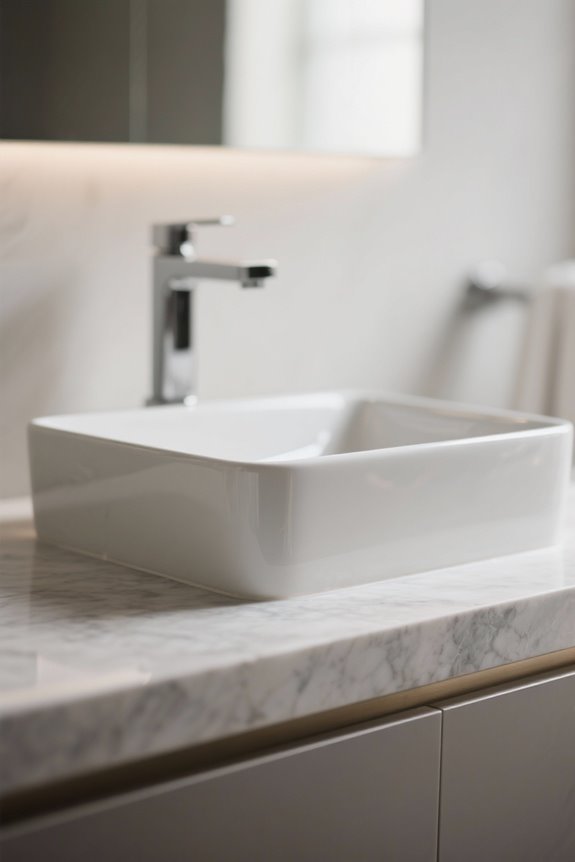 choosing bathroom sink materials