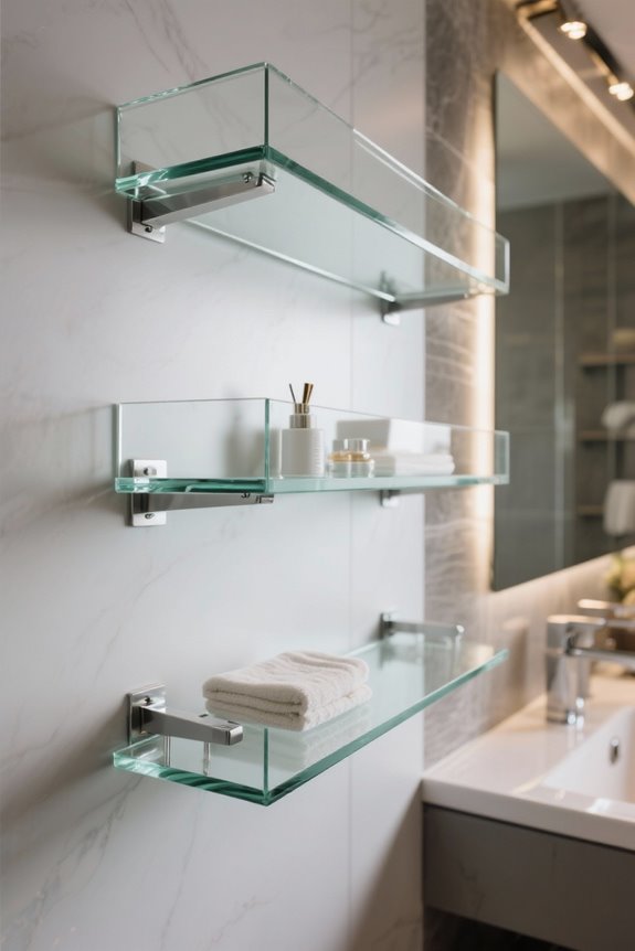 choosing glass shelf factors