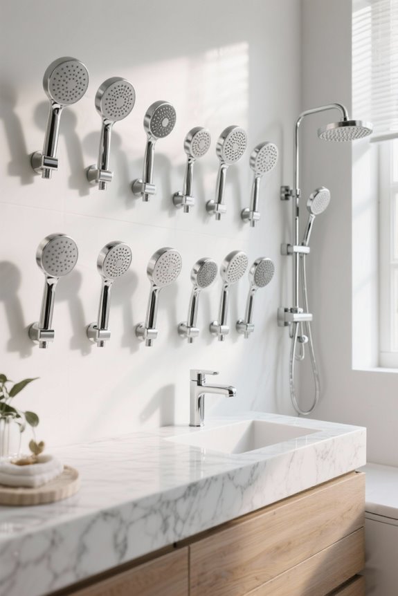 convenient magnetic shower heads
