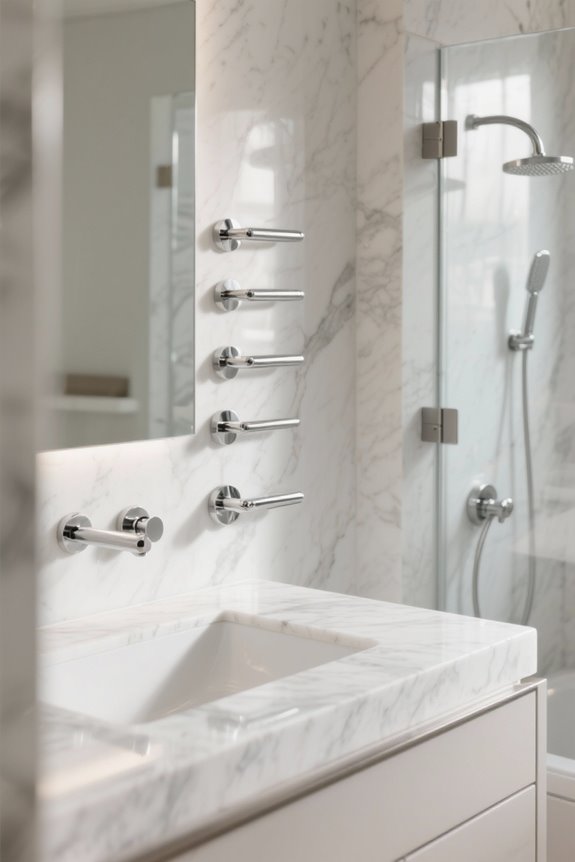 durable stylish shower handles