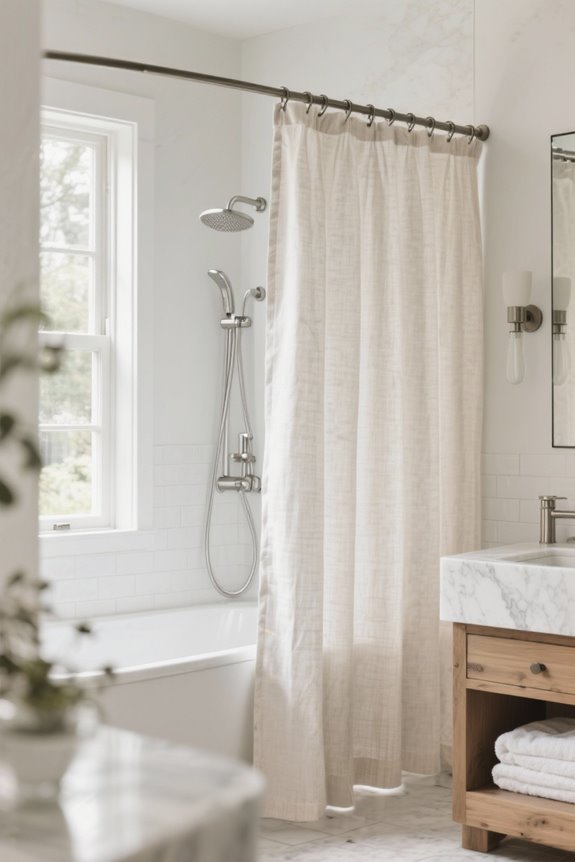 farmhouse shower curtain styles