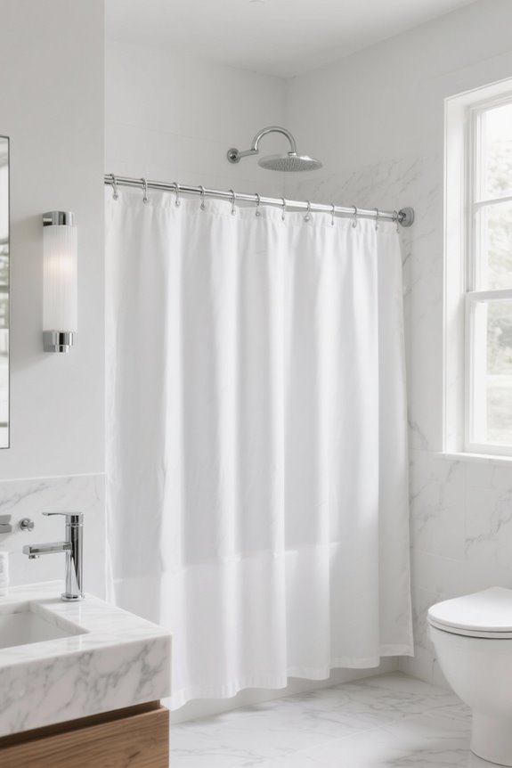 hookless shower curtain options