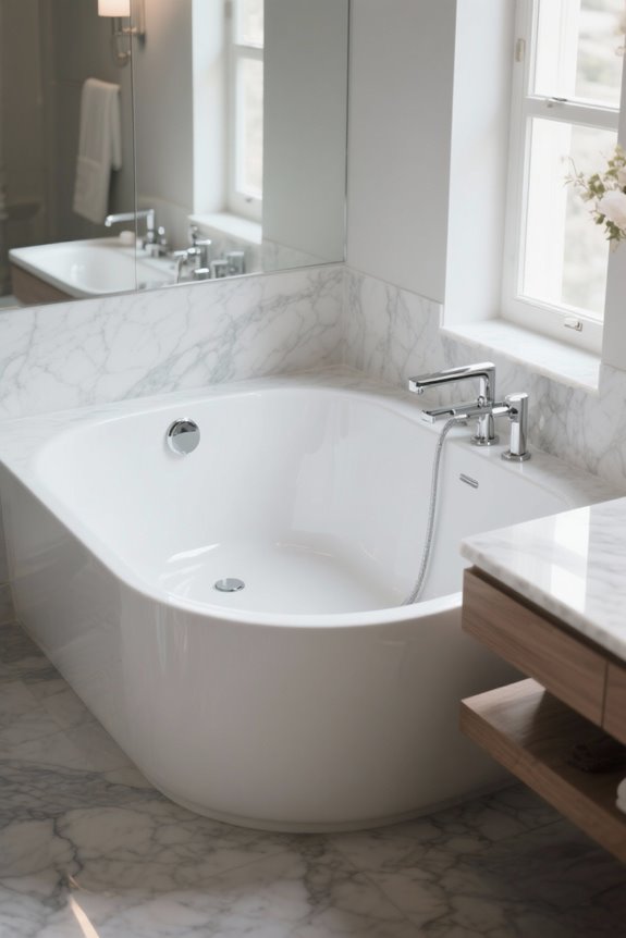 luxurious corner bathtub options