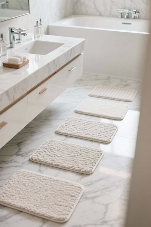 non slip bathtub mats selection