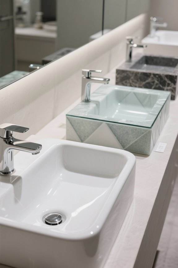 porcelain versus ceramic sinks