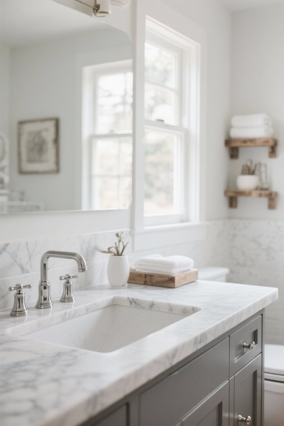 rustic farmhouse bathroom decor