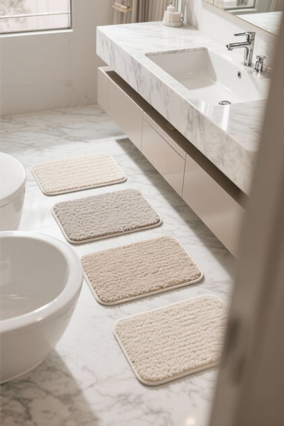 safe and stylish bath mats