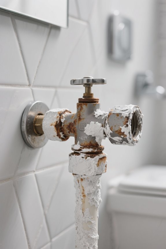 signs of hard water damage