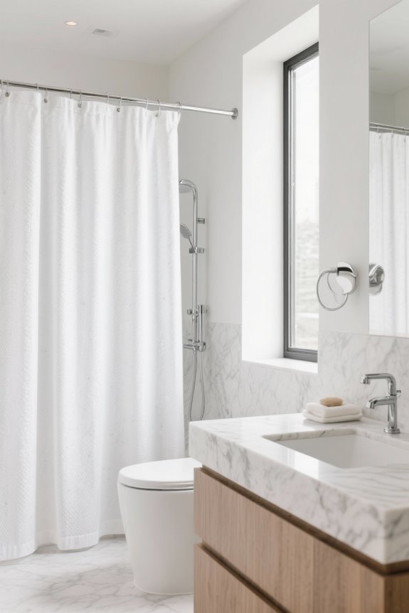 stylish and functional shower curtains