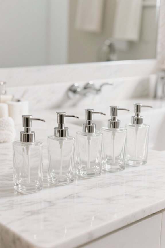 stylish and functional soap dispensers