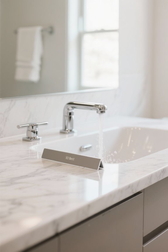 stylish bathroom splash guards