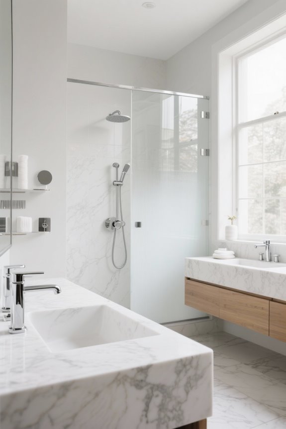 stylish durable bathroom upgrade