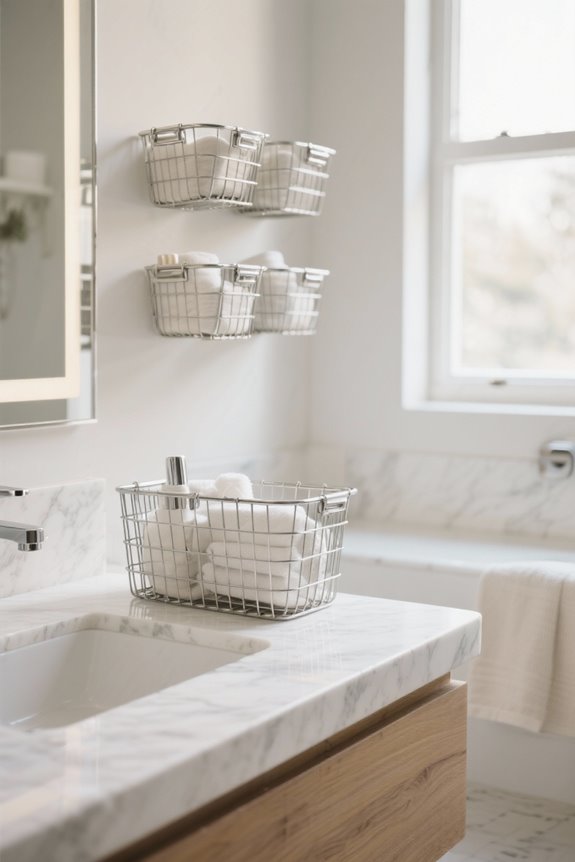 stylish wire storage solutions