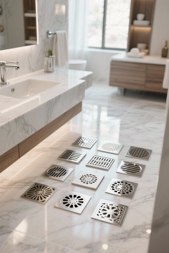 top floor drain covers
