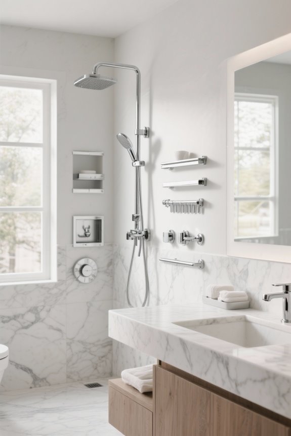 top shower trim kits