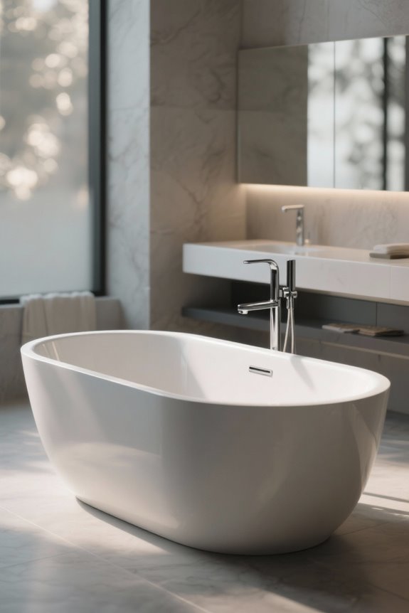 weight considerations in bathtubs
